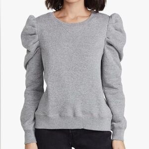 Cynthia Rowley Puff Sleeve Sweatshirt - M
